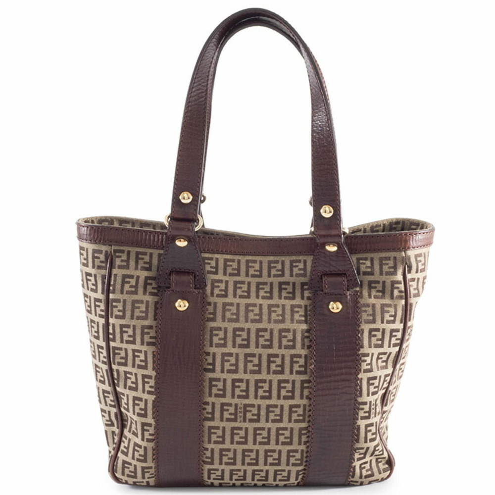 Fendi Zucca Tote Bag in Beige Zucchino RUGATO 8BH161 - Picture 4 of 16